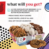 David’s Cookies Happy Birthday Cookies Gift Basket - Deliciously Flavored Assorted Cookies in a Lovely Gift Crate - Gourmet Chocolate Chip Cookies