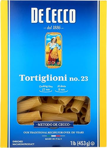 De Cecco Pasta Tortiglione Pasta, 16 OZ