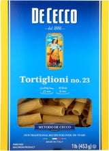De Cecco Pasta Tortiglione Pasta, 16 OZ