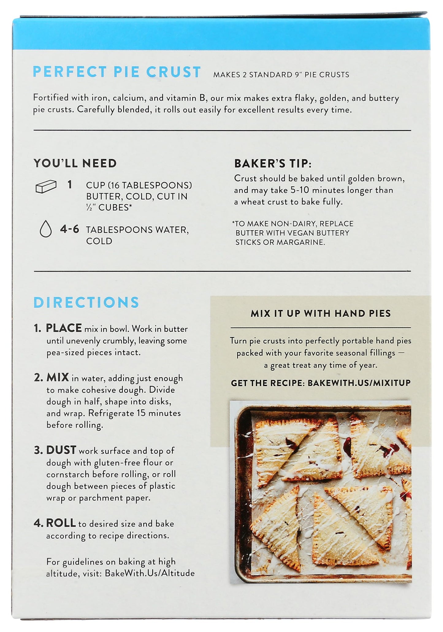 King Arthur Flour Gluten Free Pie Crust Mix, Packaging May Vary, 14 Ounces (Pack of 1)