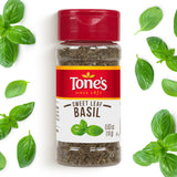 Tone's Sweet Leaf Basil, 0.63 Ounce