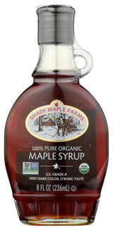 Shady Maple Farms Organic Very Dark Maple Syrup, 8 FZ