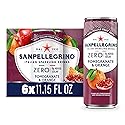 Sanpellegrino Italian Sparkling Drink, Zero Sugar, Pomegranate And Orange, 6 Cans, 11.15 Fl Oz Can