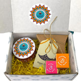 LoveNspire Personalized Diwali Gifts Hamper Indian Diwali Gift Boxes Happy Diwali Stickers Custom Box Sweets Dry Fruits for Home Family Relatives