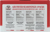 52USA Air Fryer Seasoning Blends Gift Set, 4 Pack Assorted Cooking Spices-Fries Potatoes, Pizza, Roast Veggies, Chicken BBQ Seasoning Mix, Purpose Dry