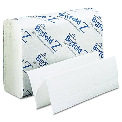 Georgia Pacific Professional 20887 BigFold Paper Towels, 10 1/5 x 10 4/5, White, 220 per Pack (Case of 10 Packs)