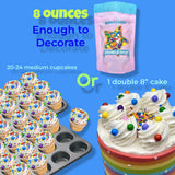 Manvscakes Sprinkles - Themed Sprinkles for Cake Decorating, Sprinkle Mix for Cookies, Ice Cream, Fondant Cake, Gluten Free, Cupcakes & Other