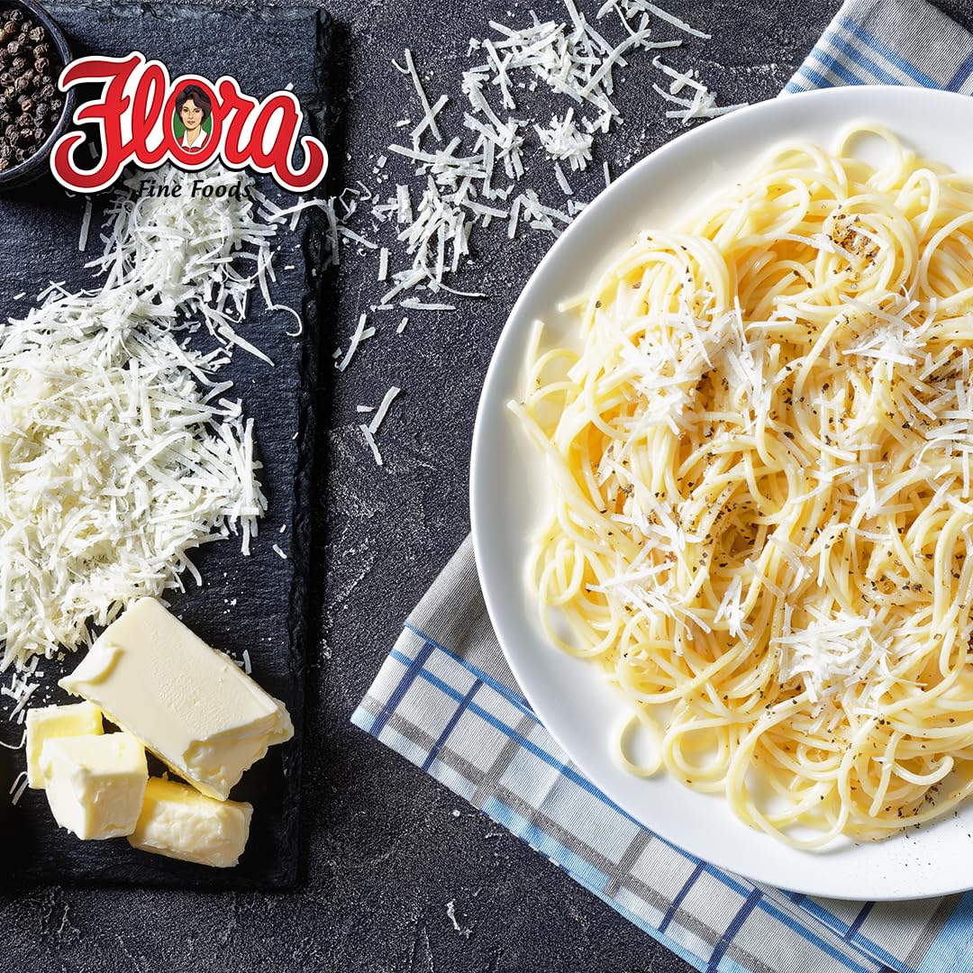 Spaghettini Pasta by Flora Foods - 618007- Spaghettini #7- Spaghetti Pasta - Pasta from Italy - 100% Durum - Premium Quality (5 PACKS of 1 LB)