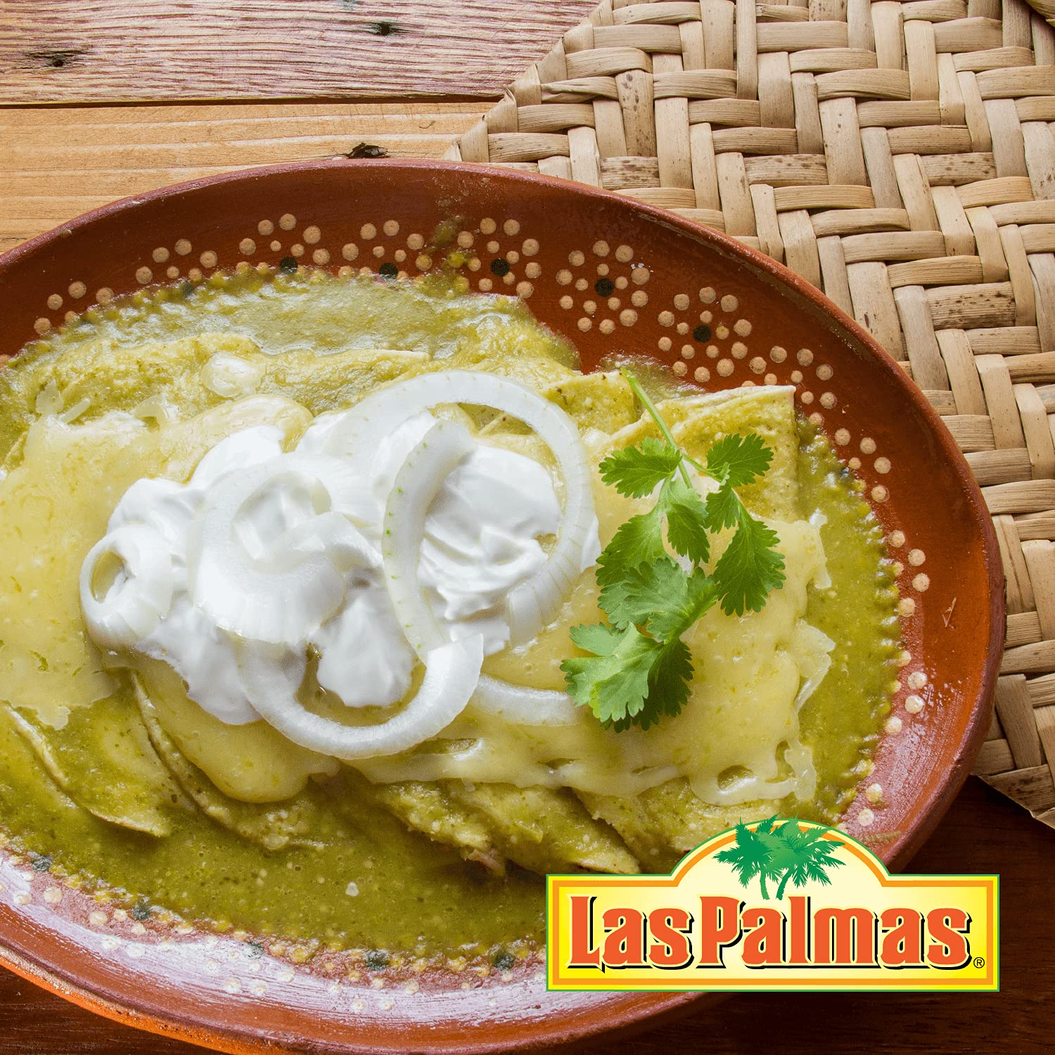 Las Palmas Green Chile Enchilada Sauce, Mild, 28 Ounce (Pack of 12)