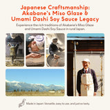 Umami Sauce Variety 13.5 oz (2 Pack)-Peppercorn Miso Glaze & Dashi Soy Sauce w/Distinct Culinary Flavors -Authentic Japanese Koji Fermented Food