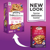 Nonni's THINaddictives Almond Thin Cookies - 3 Boxes Berry Blend Almond Cookies - Almond Cookie Thins w/Cranberries Blueberries Goldenberries Raisins