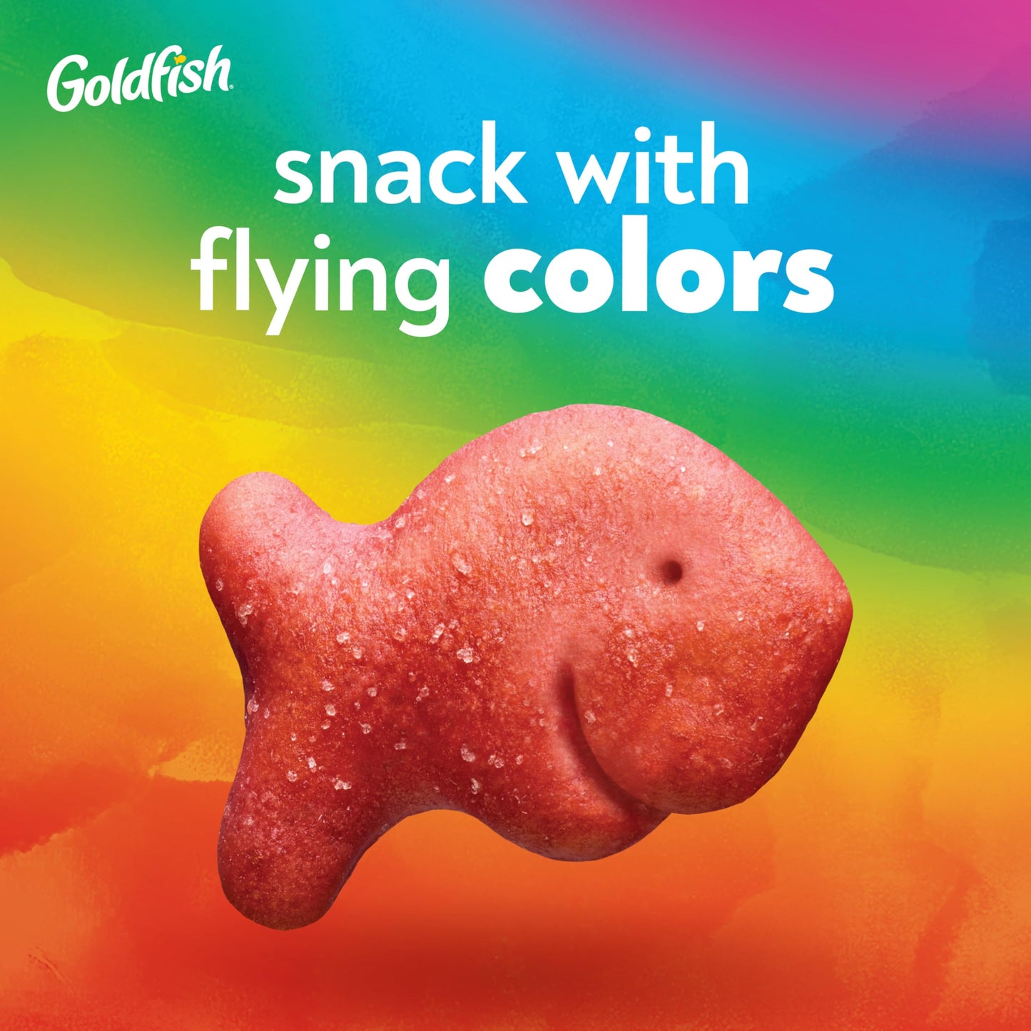 Goldfish Colors Cheddar Cheese Crackers, Baked Snack Crackers, 6.6 oz Bag