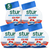Stur Ice Pop Hydration Booster with Electrolytes, Zero Sugar Liquid Water Enhancer, 1.62 fl oz bottle (Pack of 5)