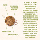 Mary's Gone Crackers Herb Crackers, Organic Brown Rice, Flax & Sesame Seeds, Gluten Free, 6.5 Ounce