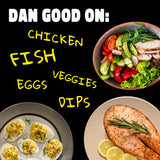 Dan-O's Crunchy Seasoning, 2.5 oz Bottle, 2 Pack, Everything Seasoning for Fish, Eggs, Salads and More, Sugar Free, Zero Calorie, Use this Spice Blend