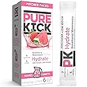 Pure Kick Hydration Pitcher Pack, Strawberry Watermelon, Includes 6 Packets, 1 Box, Makes 12 Quarts Total
