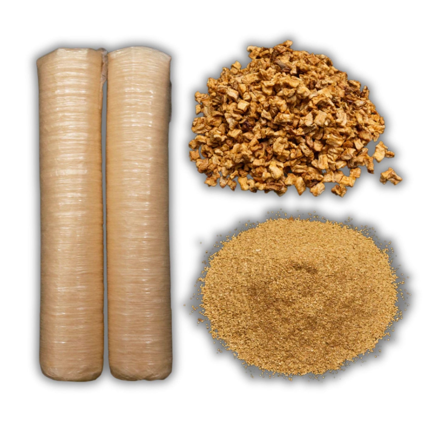 Bearded Butchers Apple Cinnamon Bratwurst DIY Kit - Make Sweet & Savory Homemade Brats - Includes Apple Cinnamon Seasoning, Dried Apples, and 32mm