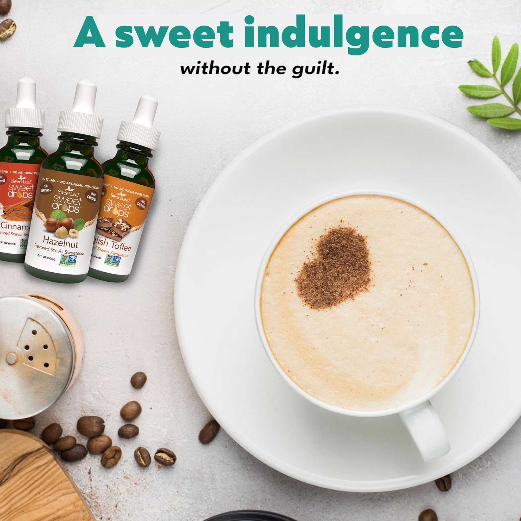 SweetLeaf Sweet Drops Liquid Stevia Sweetener, Stevia Clear, 4 oz