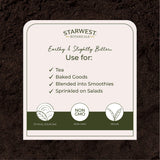 Starwest Botanicals Organic Black Walnut Hull Powder - Finely Ground, Use for Tea & Baking, Certified Kosher, Non-GMO - 4 oz Pouch