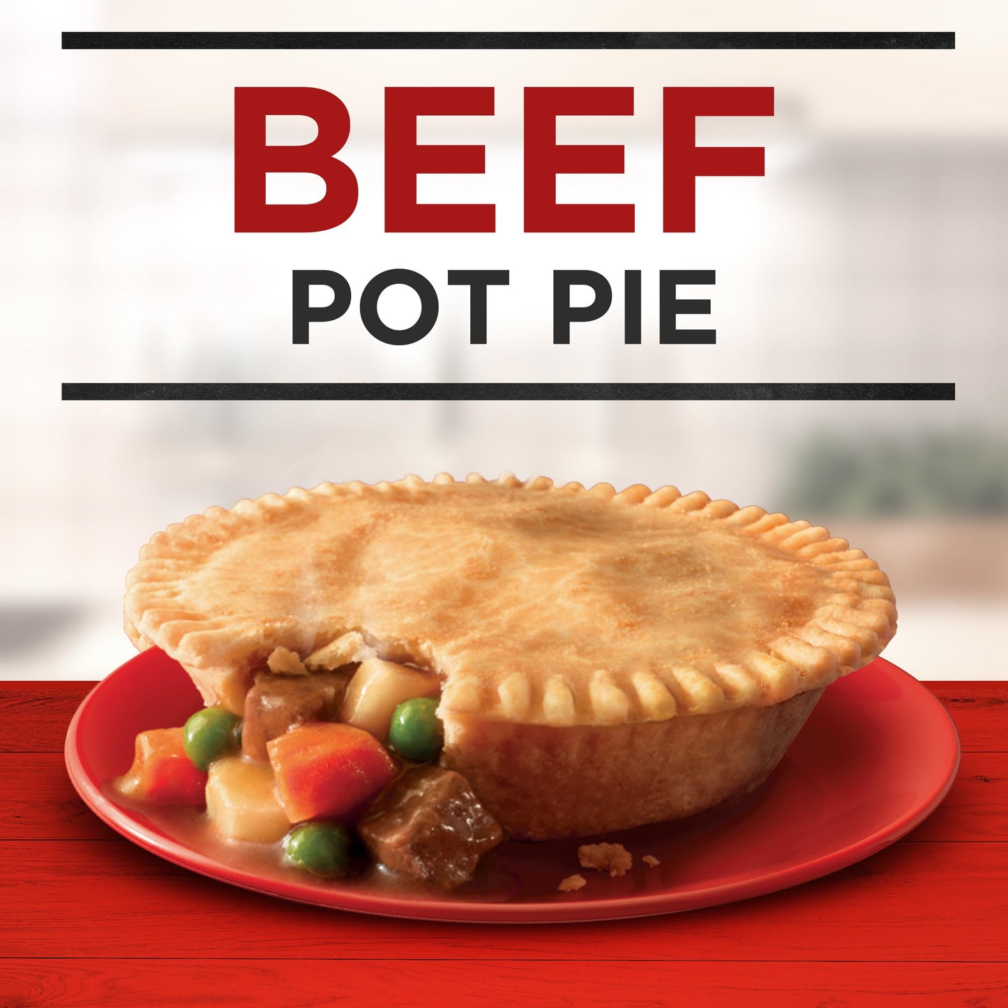 Banquet Frozen Pot Pie Dinner, Beef, 7 Ounce