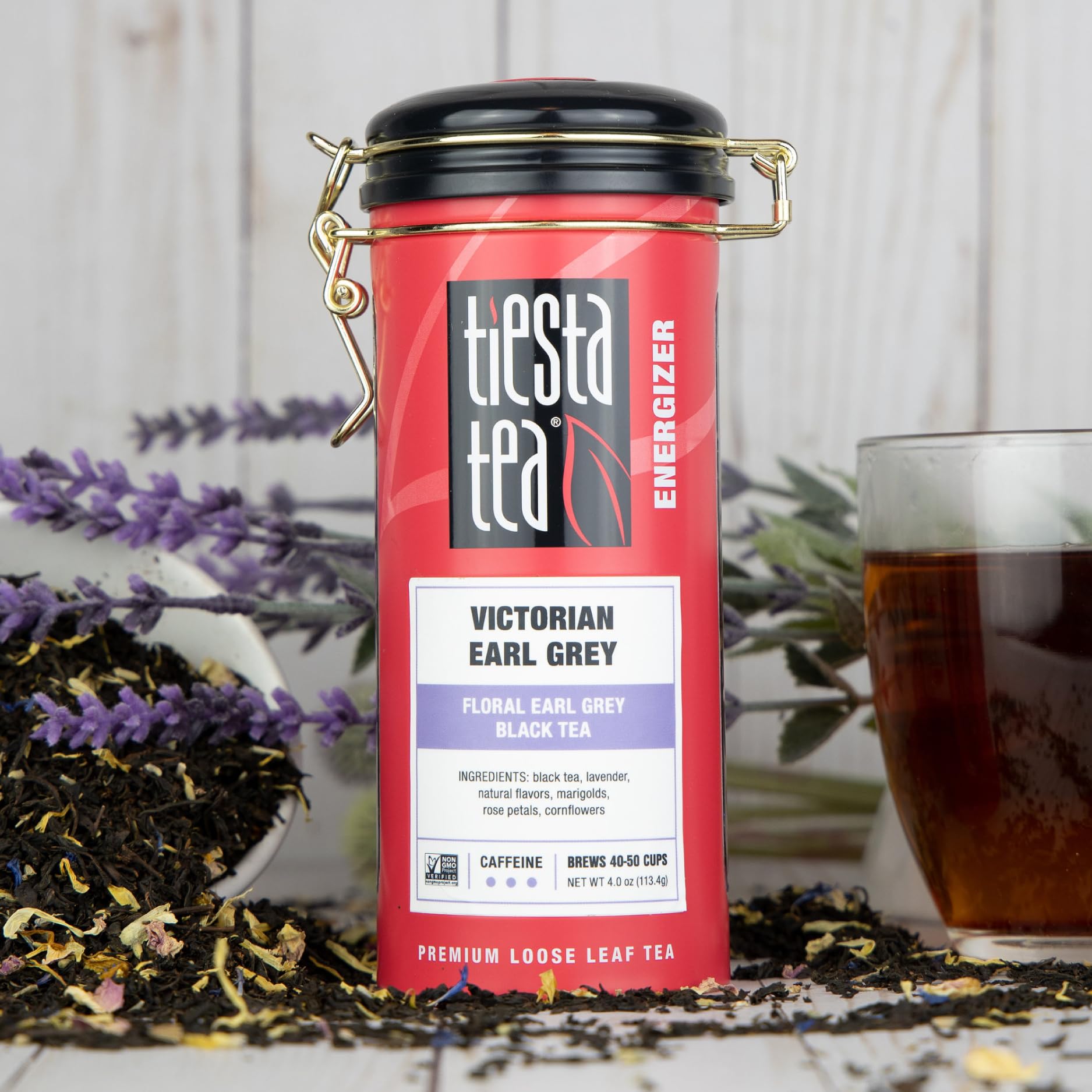 Tiesta Tea - Victorian Earl Grey, Loose Leaf, Floral Earl Grey Black Tea, Premium High Caffeinated Black Drink, Make Hot or Iced, Brews Up to 50 Cups