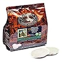 Baronet Coffee Pods [Organic Espresso French Roast-54 Pods] Single Cup Use for Senseo Machine - 3 Bags of 18 Single Serve 8 Gram, Regular Strength[Org