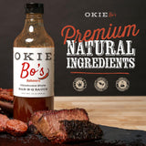OkieBo's Habanero BBQ Sauce - Authentic Oklahoma Style, Ideal for Pork, Ribs, Brisket, Salmon, Chicken & More - Premium Condiment