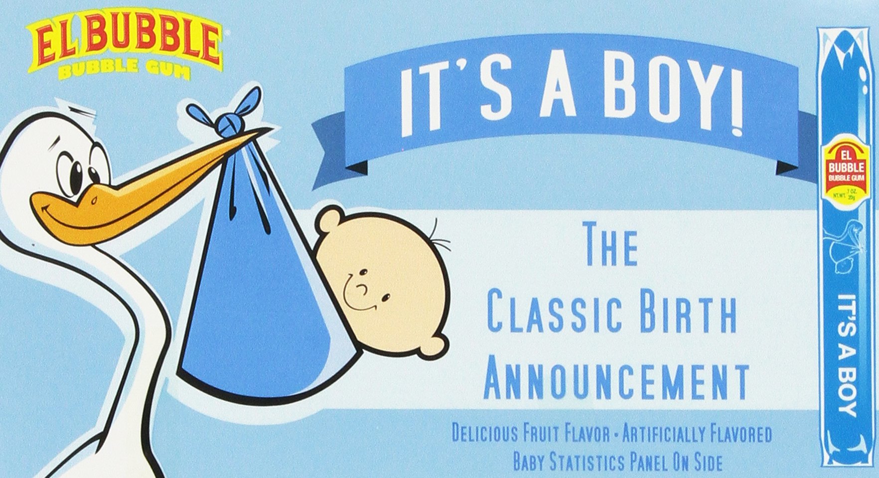 It's A Boy! Bubble Gum - Candy & Gum