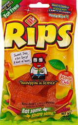 Rips Bite Size Mango Chili Licorice Chewy Candy, 4 oz