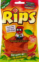 Rips Bite Size Mango Chili Licorice Chewy Candy, 4 oz