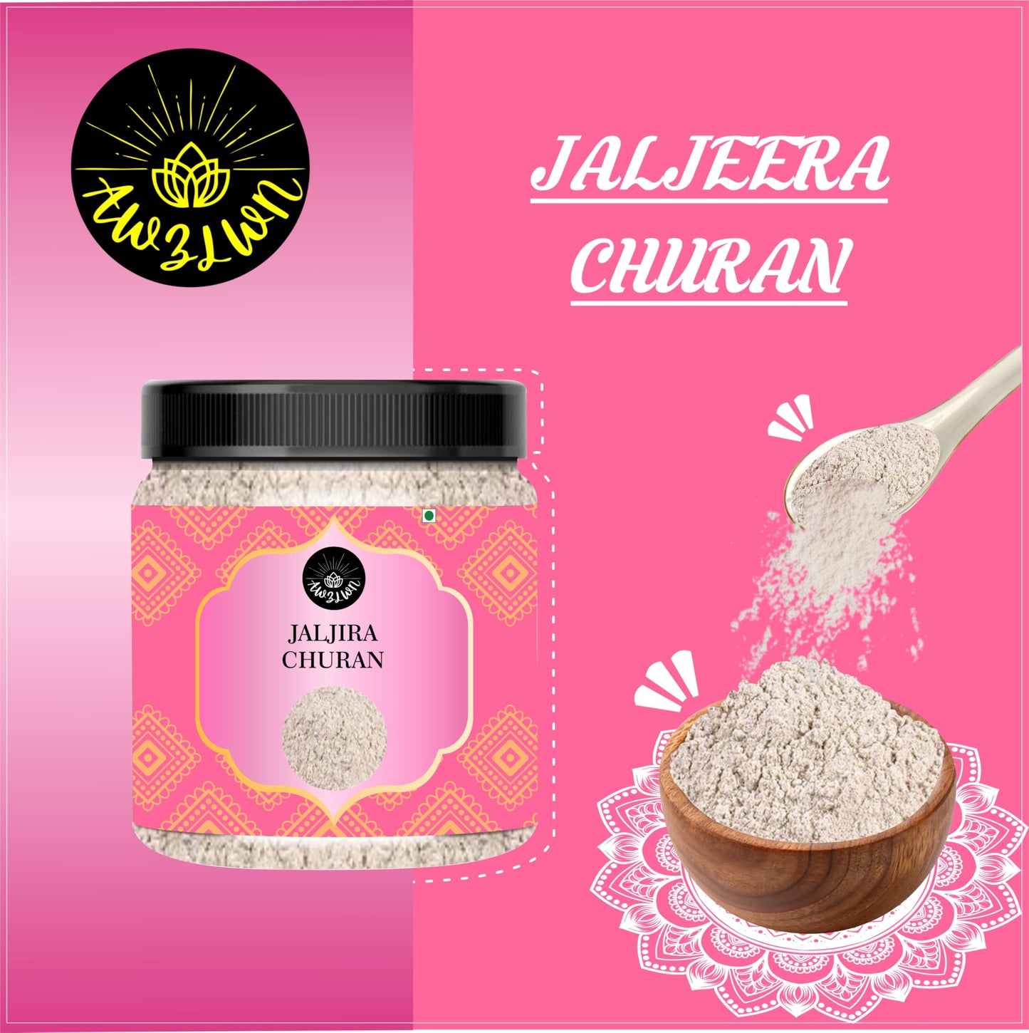 AWZLWN Natural Jaljira Churan / Jaljeera Churan 8.81 OZ (250 GM) | Set oF 1 | AWZLWN