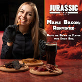 Carnivore Candy Old Fashioned Maple Bacon Bacon Jerky - Jurassic Jerky with Amazing Taste, high protein content, no preservatives, MSG-free, low