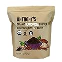Anthony's Organic Black Cocoa Powder, 1 lb, Unsweetened, Dutch Processed, Gluten Free, Non GMO