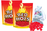 Original Red Hots Cinnamon Flavored Candy 2 Bags (4.5 Oz Each) | Small Cinnamon Hard Red Hot Candy Bundled with a Soko Smiles Pocket Bag.