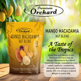 Premium Orchard Deluxe Mango Mania | Macadamia Nut Blend | Tropical Trail Mix | Gluten Free Fruit and Nut Mix | Healthy Snacks For the Whole Family