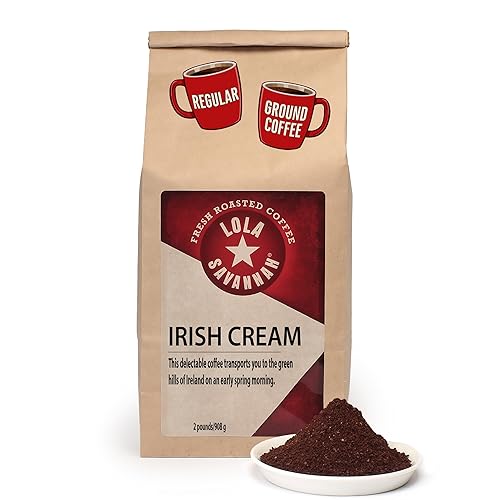 Lola Savannah Irish Cream Ground Caffeinated Coffee, 2lb