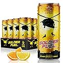 Soldier Fuel performance energy drink | Caffeine + Extra B Vitamins + Taurine + G-Tone + Inositol | Sugar Free | 12oz (pack of 12)