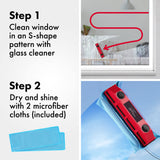 Tyroler Outside Magnetic Window Cleaner Tool, Glider S-1 Fits Only Very Thin - 0.1"- 0.3" Windows, Double Sided Windows Cleaner Machine Tool | Magnet