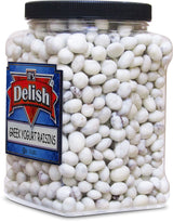 Greek Yogurt Covered Raisins by It's Delish, 3 Lbs Jumbo Container - Scrumptious & Nutritious Yogurt Coated Dried Raisins - Sweet Snacking and Bulk