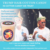 CHOCOLATE STORYBOOK Gourmet Flavored Cotton Candy - Unique Idea for Holidays, Birthdays, Gag Gifts, Party Favors (Trump Hair, 1.75 oz, 1-Pack)