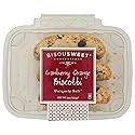 Bisousweet Confections Biscotti Cranberry Orange 6 Count, 9 Ounce