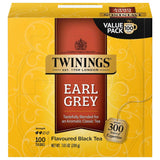 Twinings Earl Grey Black Tea Individually Wrapped Bags, 100 Count (Pack of 1), Flavoured with Citrus & Bergamot, Caffeinated, Enjoy Hot or Iced, 100