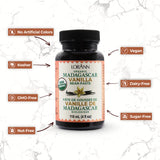 LorAnn Organic Madagascar Vanilla Bean Paste, 4 Ounce