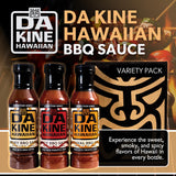 Da Kine Hawaiian BBQ Sauce Gift Set - Original, Smoky & Spicy BBQ Sauce Sampler - Made with Pineapple Juice - Gourmet Barbecue Sauces for Grilling
