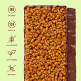 Mezcla Puff Crispy Protein Bars, Gluten Free & Vegan Protein Bars, 10g Protein, Alt for Crispy Rice Treat, Granola Bars & Breakfast Bars, Healthy