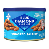 Blue Diamond Almonds, Roasted Salted Snack Nuts, 6 Ounce Can (Pack of 12)