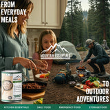 MOUNTAIN ESSENTIALS All Natural Canned Turkey 14.5 oz - 14g Protein per Serving (8 Servings per Can)- Fully Cooked, Ready to Eat Deli White Meat