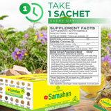 SAMAHAN Ayurvedic Herbal Tea Packets - Sri Lankan Ceylon Blend with 14 Natural Herbs Including Ginger, Black Pepper & More, Herbal Tea Bags