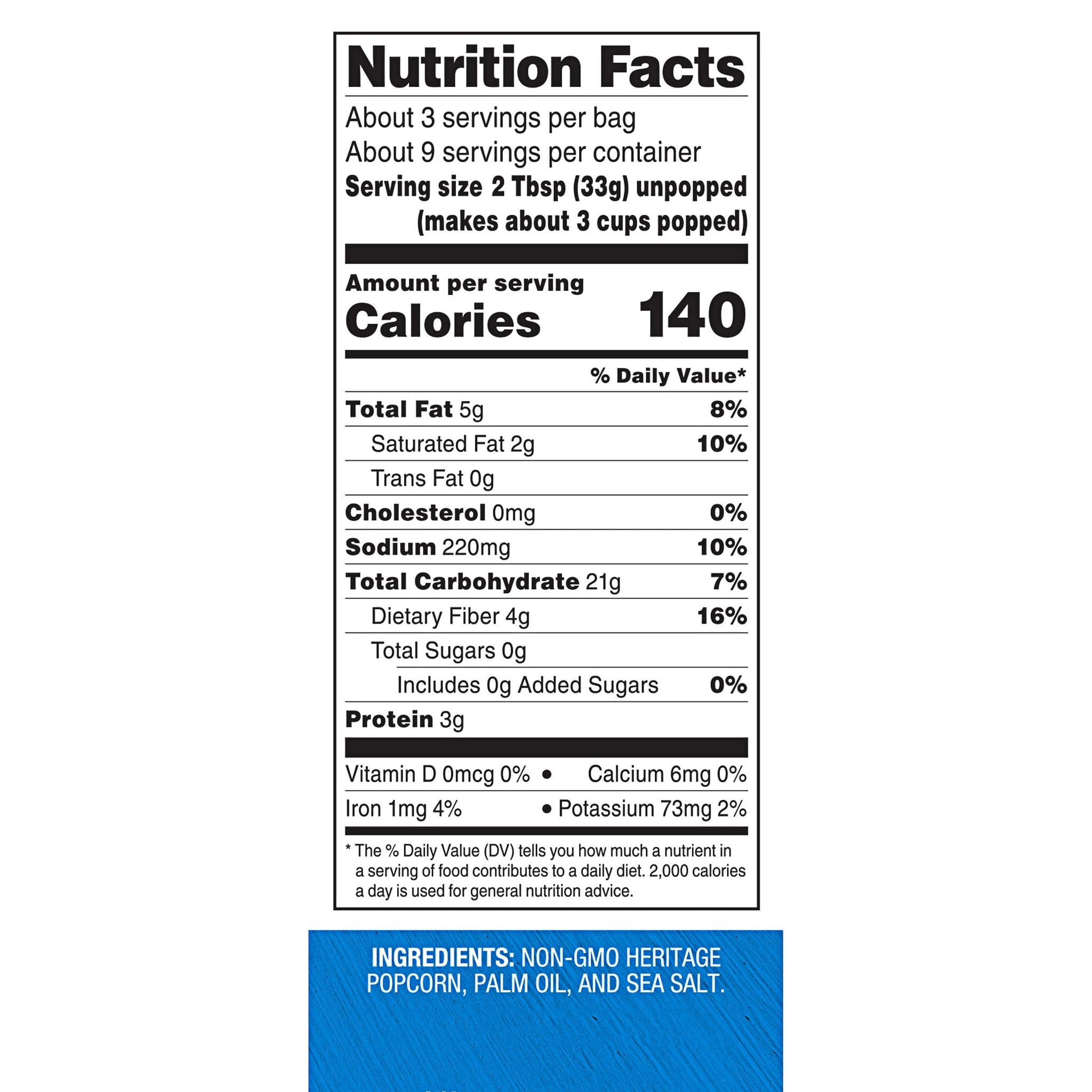 Black Jewell Gourmet White Microwave Popcorn, Simply Sea Salt, 10.5 Ounces (Pack of 3)