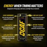 ØCAF Energy Paraxanthine Energy Drink - Caffeine Alternative, Sugar Free, Yuzu Passionfruit, Clean Focus & Alertness, No Jitters, No Crash